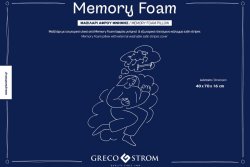 Memory Foam 40x70x16cm