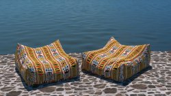 ΠΟΥΦ DENIZ design by Geometric Pop