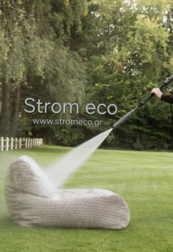 Μονή ξαπλώστρα πουφ Anabel -Τιρκουαζ