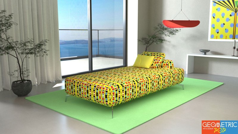 ΞΑΠΛΩΣΤΡΑ LUXURY SEVILLE 90X200X42cm  εξωτερικού και εσωτερικού χώρου Strom Eco