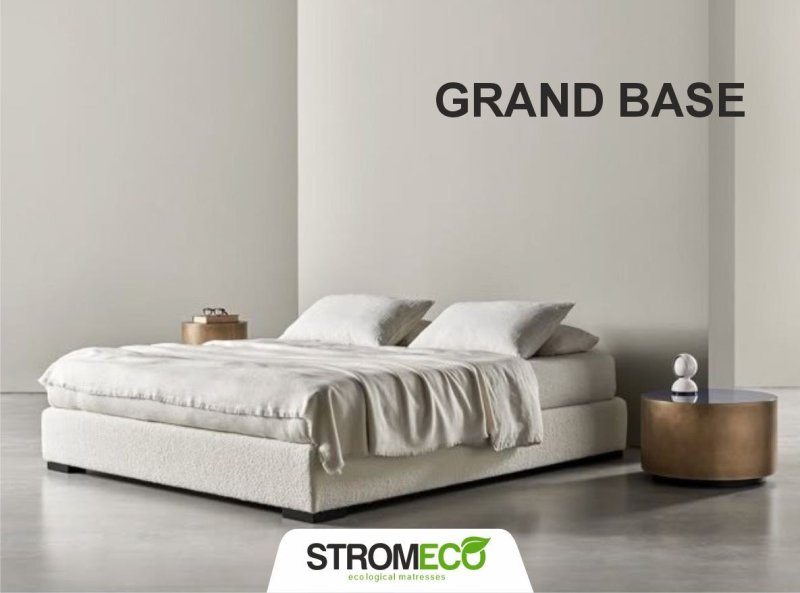 Βάση Κρεβατιού Grand Base με ξύλινο σκελετό Strom Eco