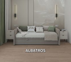 Καναπές κρεβάτι Albatros 97cm X 204cm Strom Eco