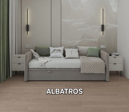 Καναπές κρεβάτι Albatros 97cm X 204cm Strom Eco