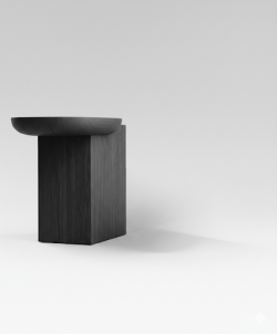 Κομοδίνο Wenge Strom Eco από ξύλο δρυς.