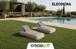 ΜΟΝΗ  ΞΑΠΛΩΣΤΡΑ ΠΟΥΦ ELEONORA
