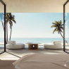 Ξαπλώστρα Silvi 130x130x35cm με Luxury Foam και 100% αδιάβροχο ύφασμα.