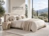 Κρεβάτι Amaryllis ντυμένο με ύφασμα Strom Eco