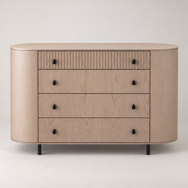 Συρταριέρα Pompei 125x80x45cm Strom Eco